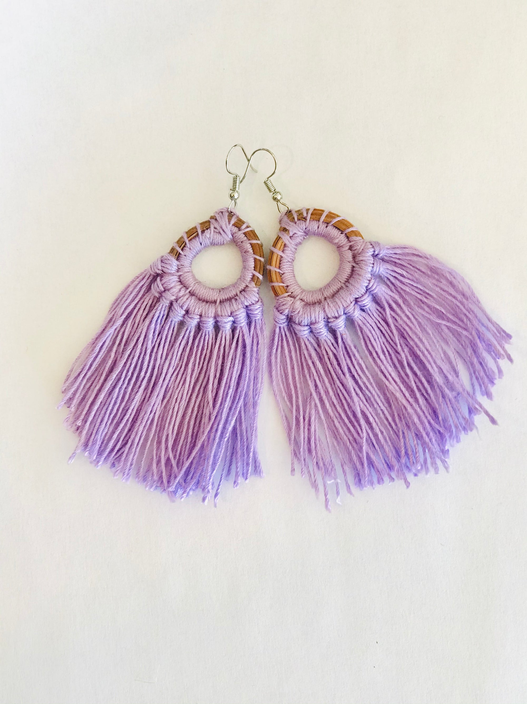Eyelet Earrings | Lavender