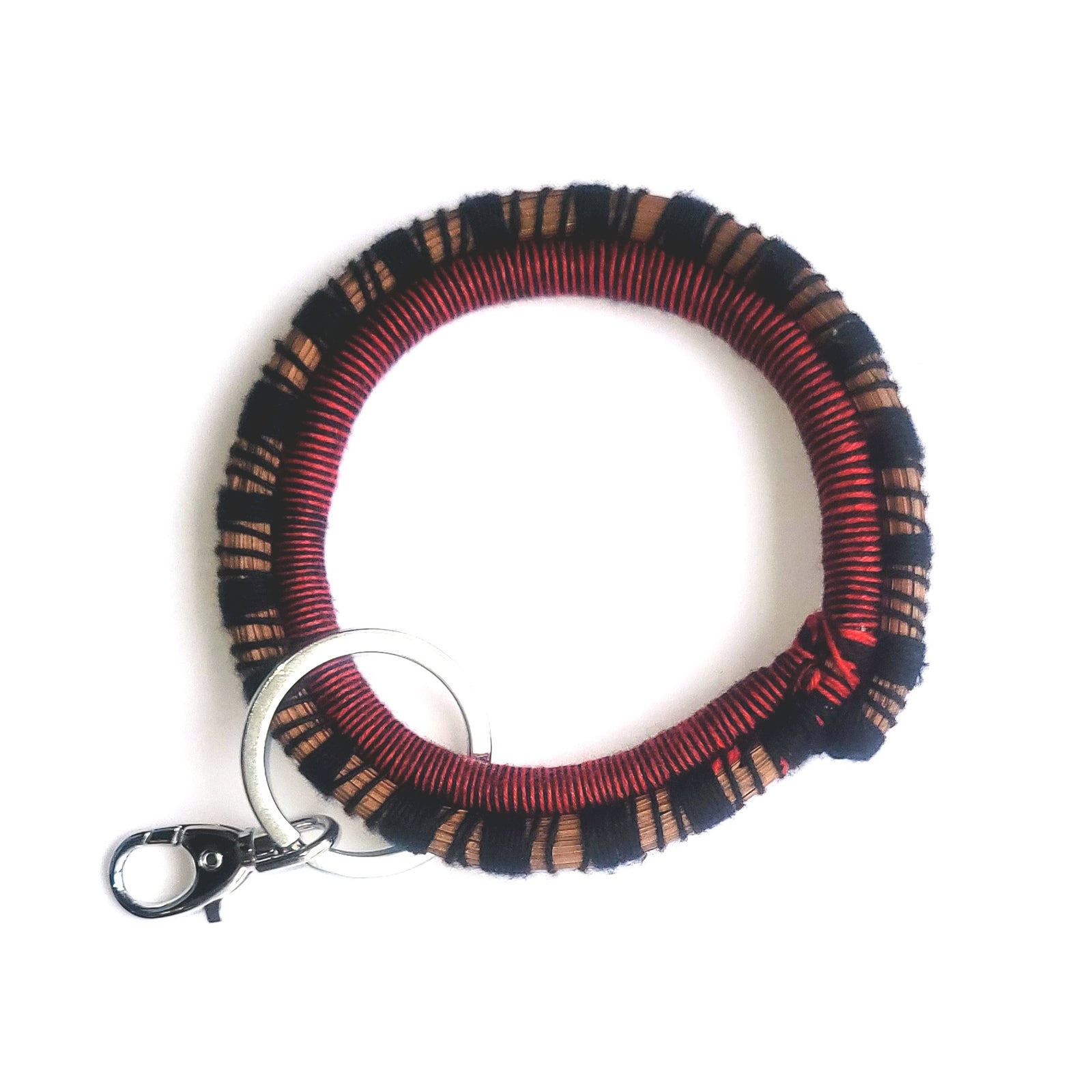 Keychain Bangle | Red & Black