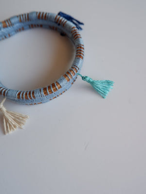 Sky Bangle | Tassel