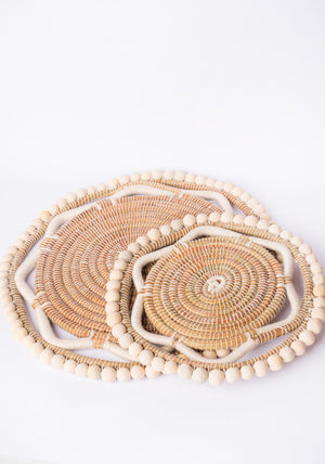 Beaded Trivet | Sand