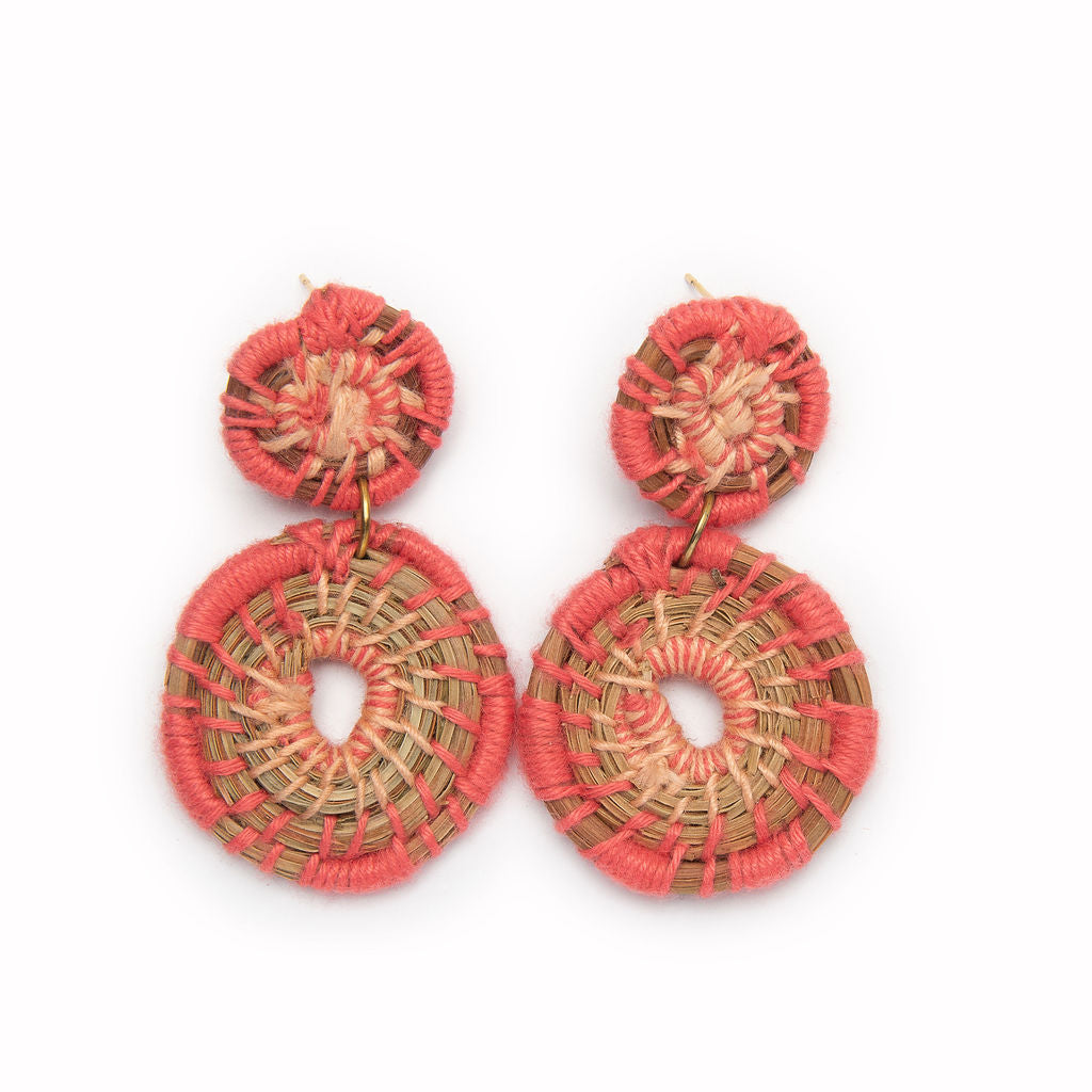 Medallion Earrings | Melon